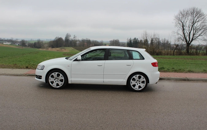 Audi A3 cena 28900 przebieg: 200000, rok produkcji 2009 z Czarna Woda małe 172